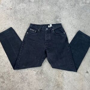 Vintage Calvin Klein jeans 90s 29x30 vintage size 9 black like 501s 26 27 28 29